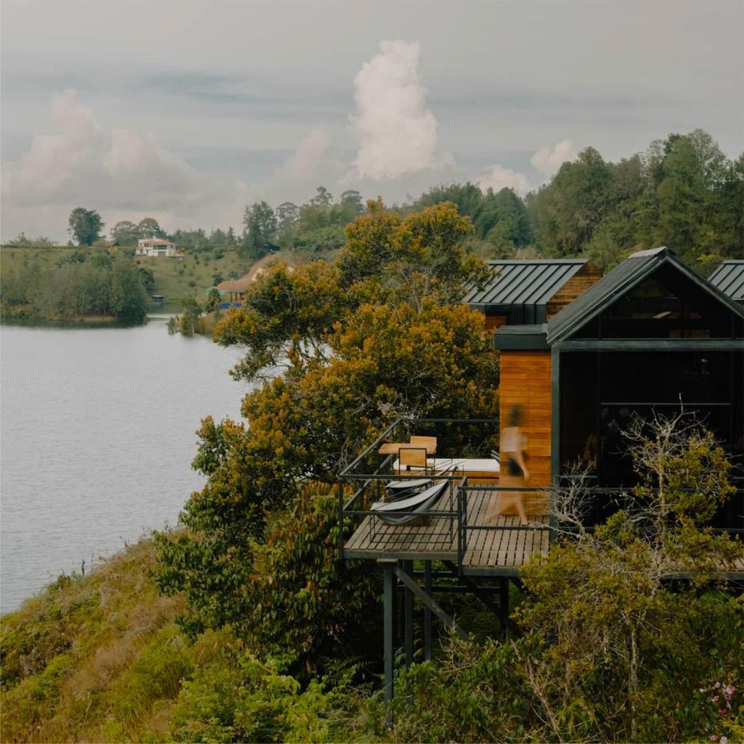 The Boato Hotel Guatape Luaran gambar The view from the hotel